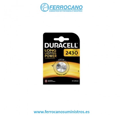 PILA BOTÓN DURACELL DL/CR-2430 3V