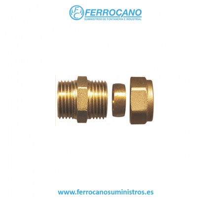 MANGUITO RETICULADO COBRE R/M 15-1/2'