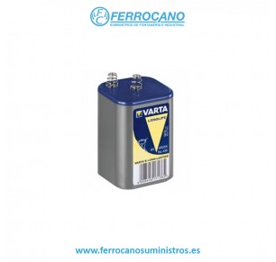 PILA ACUMULADOR VARTA BALIZA SEÑALIZACION 4R25 SUPERLIFE 6V