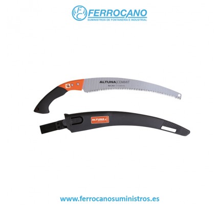 SERRUCHO PODAR ALTUNA JAPONÉS MANGO ENGOMADO 330MM CON FUNDA