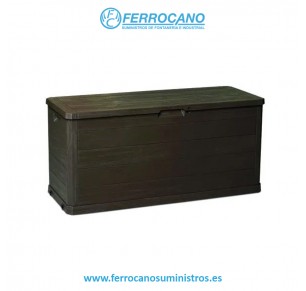 ARCÓN ORDENACIÓN JARDÍN NATUUR 117X45X56CM MARRÓN