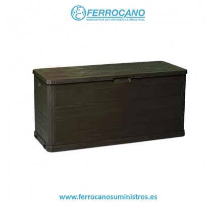ARCÓN ORDENACIÓN JARDÍN NATUUR 117X45X56CM MARRÓN