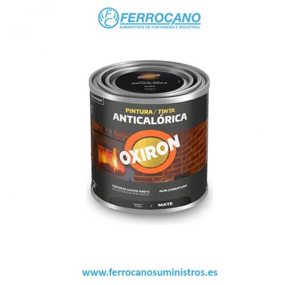 ESMALTE ANTICALÓRICO OXIRON NEGRO MATE 250ML