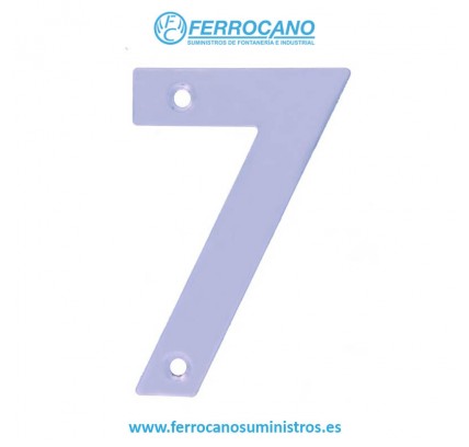 NUMERO '7' AMIG INOX 10CM