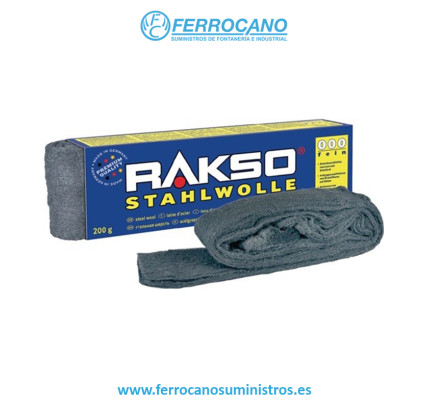 LANA ACERO PULIR 200 GR Nº 1 MEDIA RAKSO