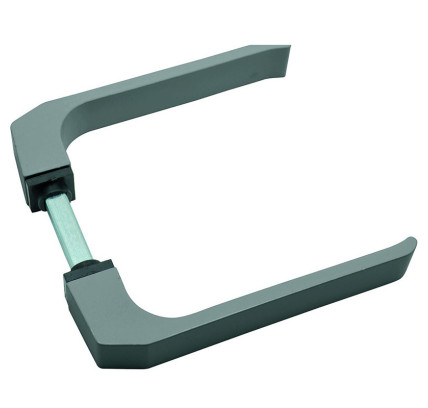 JUEGO MANIVELA PUERTA ALUMINIO PLATA 702 MICEL