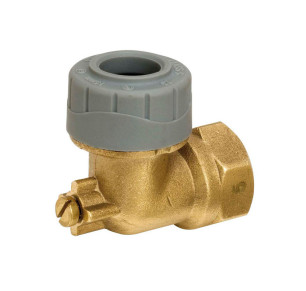 CODO POLIBUTILENO FIJACIÓN R/H Ø 22-1/2'