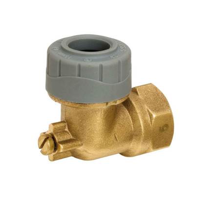 CODO POLIBUTILENO FIJACIÓN R/H Ø 22-1/2'
