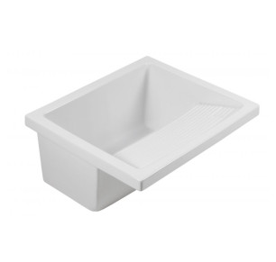 PILA LAVAR PORCELANA GRANDE 75X64 RIBA BLANCO