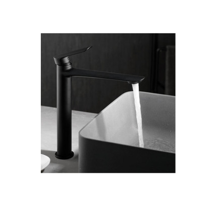 MONOMANDO LAVABO ALTO IMEX URAL NEGRO MATE BDG040-3NG