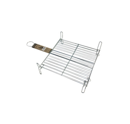 PARRILLA DOBLE 25X25CM ZINC 33501
