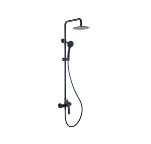 COLUMNA DUCHA MONOMANDO SKY BATH GLORY PVD NEGRO MATE