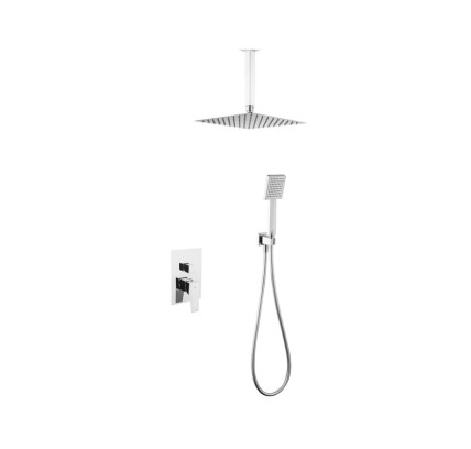 CONJUNTO DUCHA MONOMANDO EMPOTRADO SKY BATH REST CROMO
