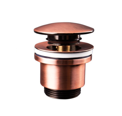 VÁLVULA AUTOMÁTICA CLICK CLACK SKY BATH COBRE CEPILLADO