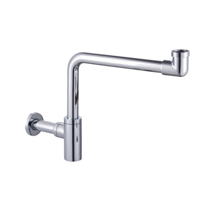 SIFÓN LAVABO SKY BATH CILÍNDRICO CROMO AHORRO ESPACIO