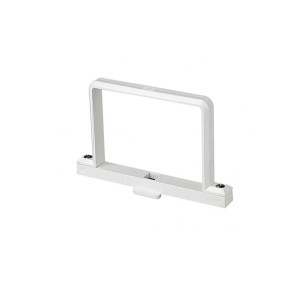 ABRAZADERA TUBO BAJANTE JIMTEN 100X73 RECTANGULAR BLANCO 038271