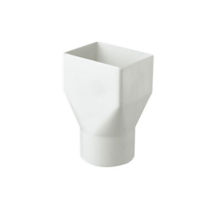 MANGUITO ADAPTADOR CANALÓN JIMTEN 100X73 H-M Ø 80 BLANCO 038261