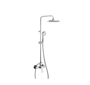 COLUMNA DUCHA MONOMANDO EXTENSIBLE RAMON SOLER TITANIUM CROMO 187402 RP240
