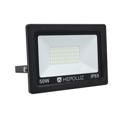 PROYECTOR LED HEPO PARED 50W 6000K HOME NEGRO
