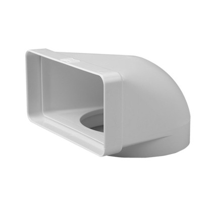 CODO S/HUMOS MIXTO 150X75-120 BLANCO
