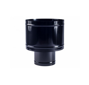 SOMBRERETE ESTUFA Ø 250 ANTIRREVOQUE VITRIFICADO NEGRO