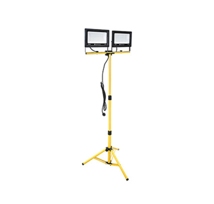 PROYECTOR LED HEPO TRIPODE ALTO 2X100W 2 FOCOS 49678