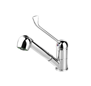 MONOMANDO LAVABO GERONTOLOGICO PRESTO PRESTODISC 640 EXTRAIBLE CROMO 80640