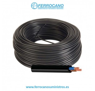 MANGUERA 2X1 NEGRA (100 MT)