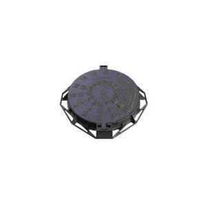 TAPA ARQUETA DUCTIL CIRCULAR 600 NEW PERFECT D-400