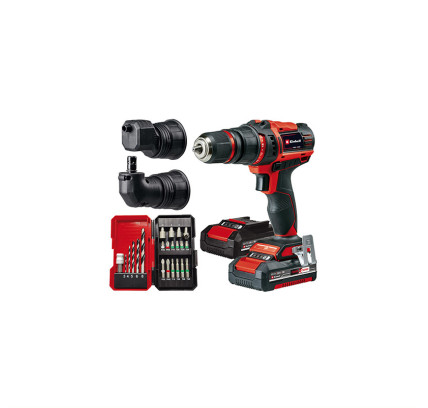 TALADRO ATORNILLADOR EINHELL TE-CD 18 LI-I BL 45N/M (2X2.2AH) + ACCESORIOS