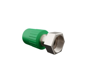 RACOR LOCO PP-R 20-1/2" C/TUERCA MOVIL