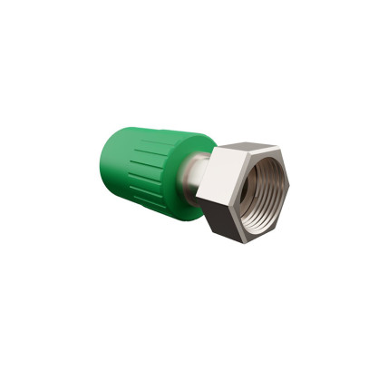 RACOR LOCO PP-R 20-1/2" C/TUERCA MOVIL
