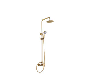 COLUMNA DUCHA IMEX ROMA ORO CEPILLADO BDR001/OC