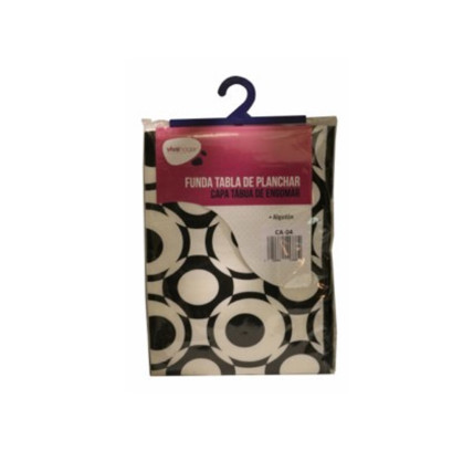 FUNDA TABLA PLANCHAR 140X52 CM ALGODON SURTIDO VIVAHOGAR