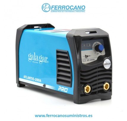 EQUIPO SOLDADURA INVERTER GALAGAR ATLANTIC 200 MMA CON ACCESORIOS 22290202AC