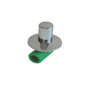 VALVULA EMPOTRAR PP-R MANDO OCULTO 25MM