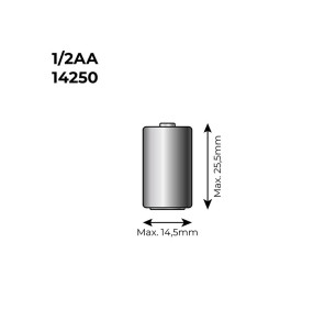 PILA LITIO ER-14250 3.6V 1200MAH (1 UDS) 38111