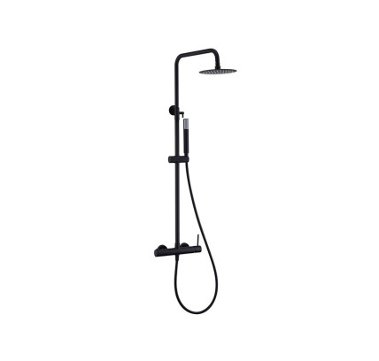 COLUMNA DUCHA MONOMANDO IMEX MONZA NEGRO MATE BDM039/NG