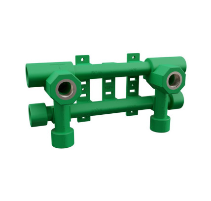 COLECTOR PP-R CONEXION 6 TOMAS 20-1/2"