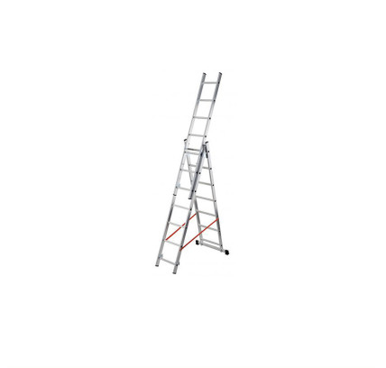 ESCALERA ALUMINIO PROFESIONAL TRIPLE COMBINADA 3X12