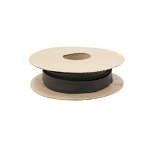 TUBO TERMORETRACTIL POLIOLEFINA 25,4MM NEGRO ROLLO 6 METROS