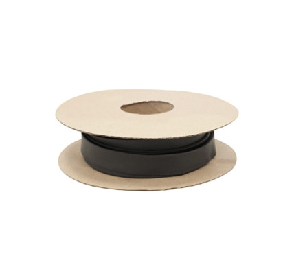 TUBO TERMORETRACTIL POLIOLEFINA 25,4MM NEGRO ROLLO 6 METROS