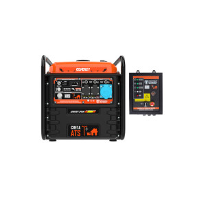 GENERADOR 7500W-230V INVERTER ARRANQUE AUTOMÁTICO FALLO DE RED MODELO CRETA-ATS