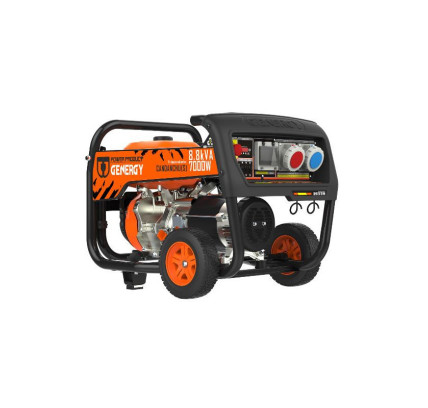 GENERADOR 7000W-400V 6500W-230V GASOLINA TRIFÁSICO ARRANQUE MANUAL MODELO CANDANCHÚ-S
