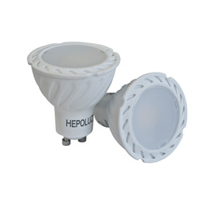 LAMPARA HEPO LED DICROICA GU10 220V 8W LUZ CALIDA
