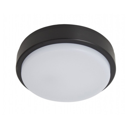 APLIQUE REDONDO HOROZ LED 20W NEGRO 6400K MD-ARTOS