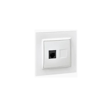 BASE RJ45 SIMON SERIE 10 BLANCA