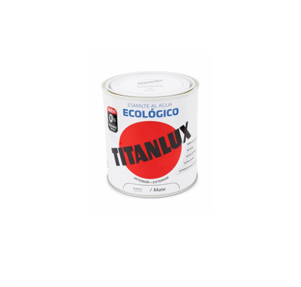 ESMALTE ACRILICO MATE TITANLUX BLANCO 250ML