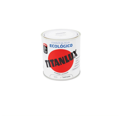 ESMALTE ACRILICO SATINADO TITANLUX BLANCO 250ML
