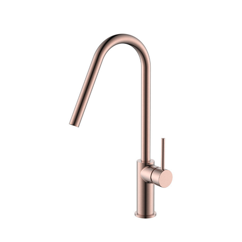 Monomando Bidé Grifo De Bidé Génova Oro Rosa Cepillado BDG053-2ORC